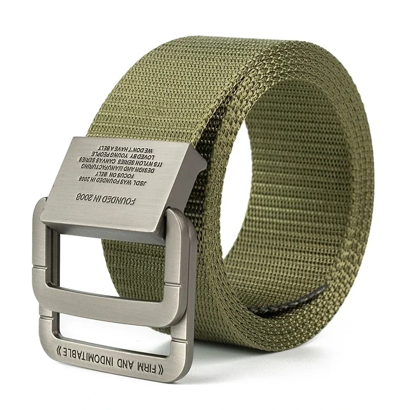Automatische riem met snelsluiting - Unisex nylon band van militaire kwaliteit, robuuste metalen gesp voor buitensporten en vrijetijdskleding