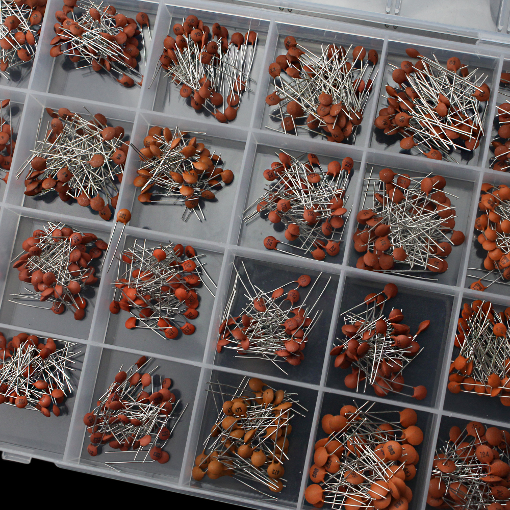 300/960pcs Ceramic Capacitors Kit 2pF-0.1uF Electronic Components Package Capacitor Assorted Samples Diy Kit