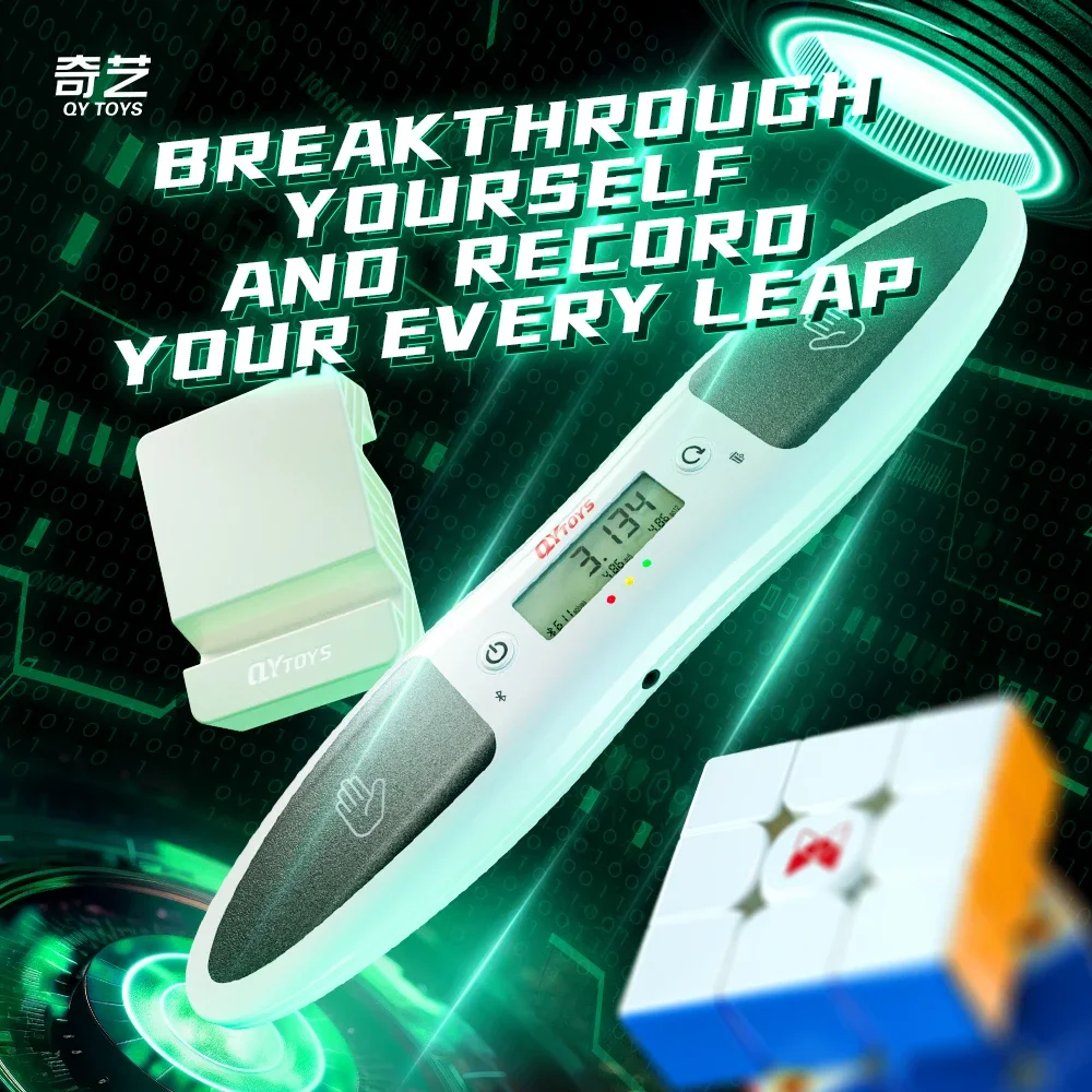 Qiyi Smart Timer Magic Cube Qiyi Timer Professtional Mofangge Speed Magico Cubo QY Smart Timer for Educational Competition