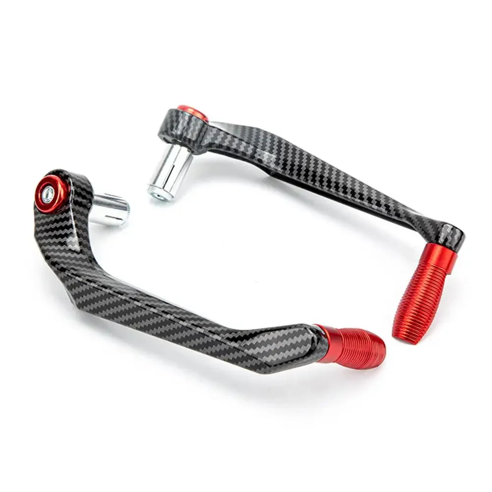 Motocicleta Alumínio Alloy Handlebar Brake Clutch Lever, Mão Guard Protector, Die-Casting, Modificação Acessórios
