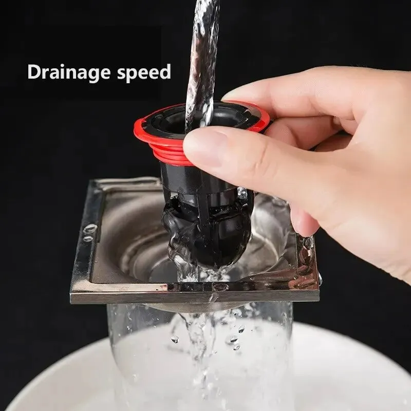 1 pz scarico a pavimento proiettile Anti odore nucleo deodorizzazione tubo di drenaggio wc nucleo fogna dispositivo di controllo dei parassiti nessun odore particolare