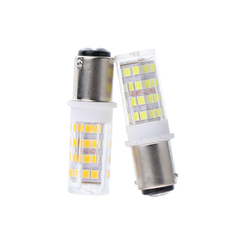 220V BA15D Energy Saving Corn Bulbs Crystal Lamp 5W Led Lights Lights For Sewing Machine High Brightness 310-340LM