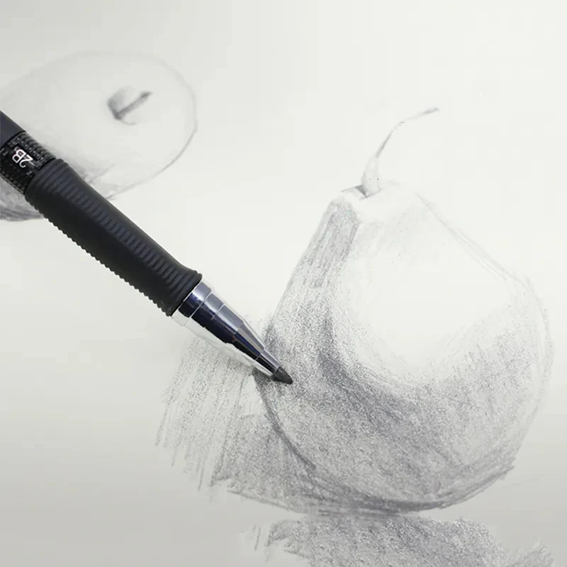 ชุดดินสอ 2.0 มม.2B สีดํา/สีเติมสําหรับเขียน Sketching Art Drawing ภาพวาดโรงเรียนดินสออัตโนมัติ