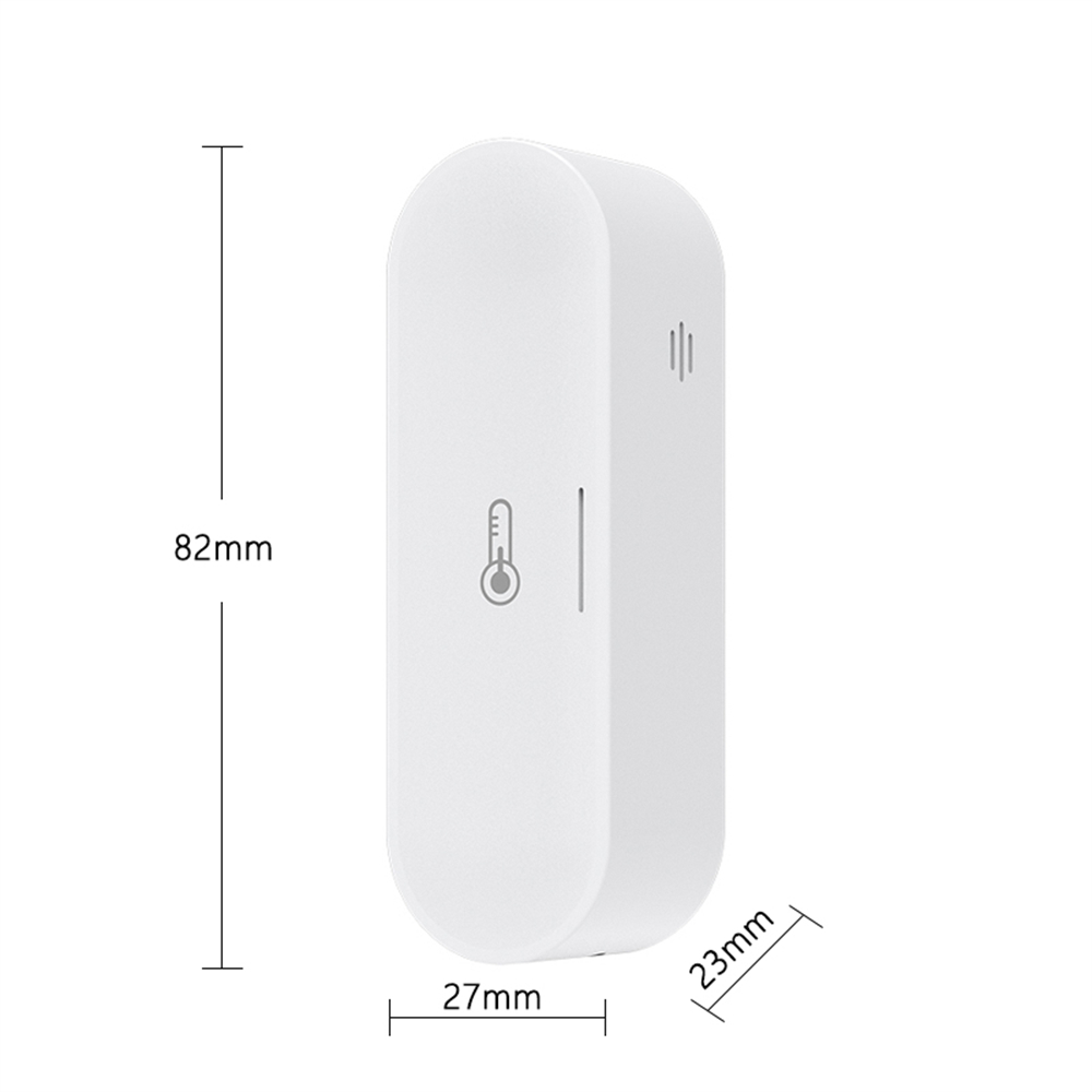 Xiaomi homekit tuya zigbee sensor de temperatura e umidade casa inteligente controlador higrômetro interno funciona vida inteligente alexa google