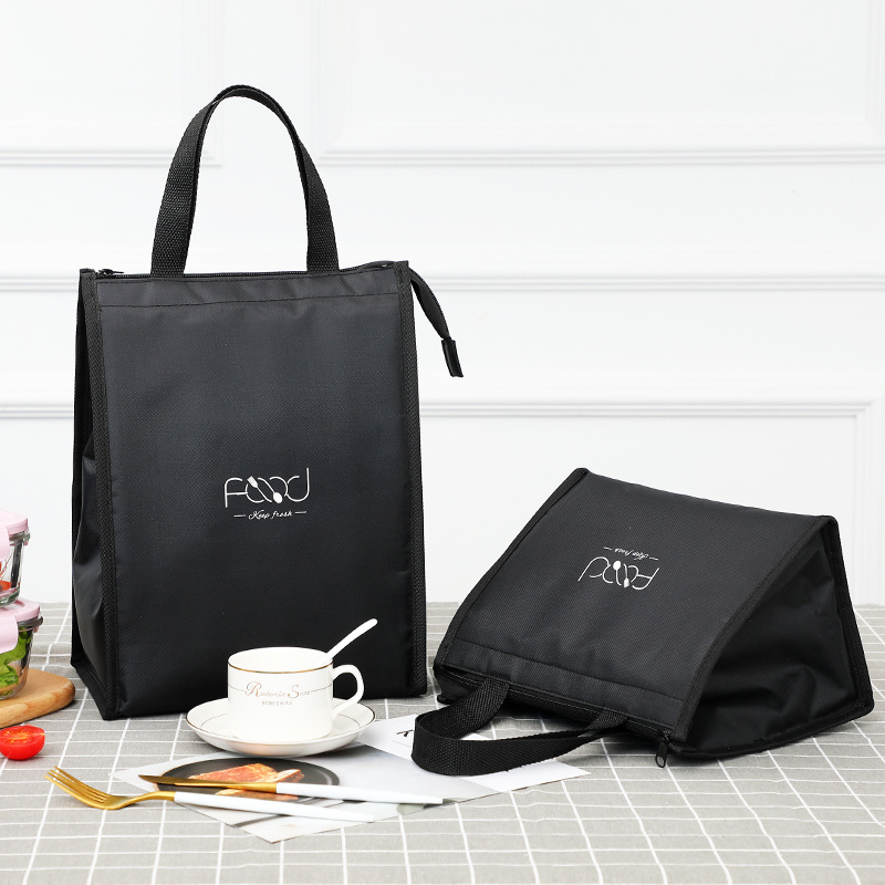 Bolsa de almuerzo aislada portátil de alta capacidad para mujeres y niños, contenedor de almacenamiento térmico de alimentos para Picnic, trabajo, viaje, caja Bento, bolsa de mano más fresca
