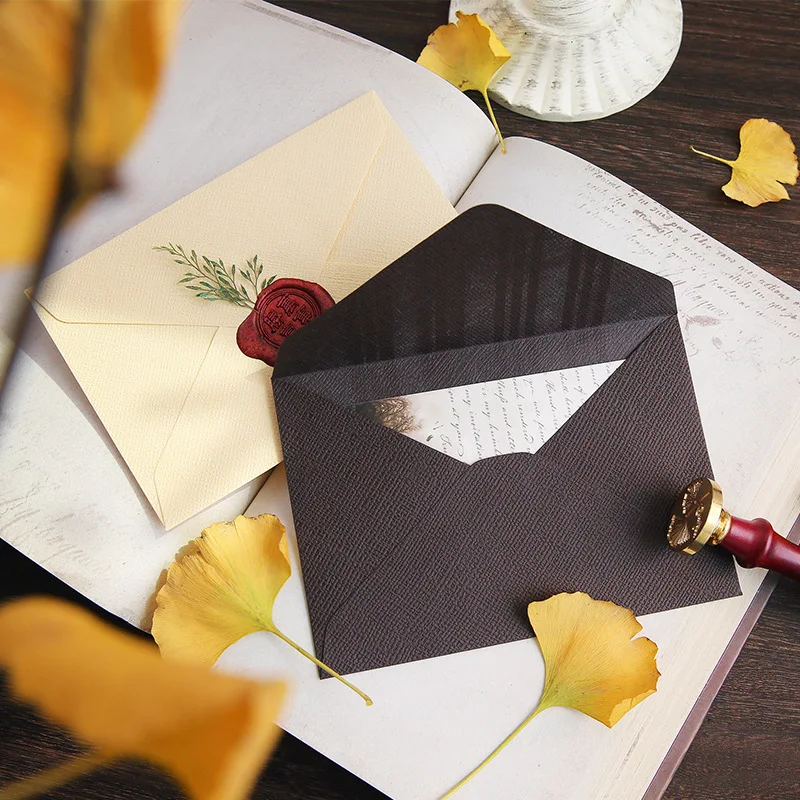 10pcs/lot  Envelope for Letters Envelope for Wedding Invitation Hemp Weave  Mailers