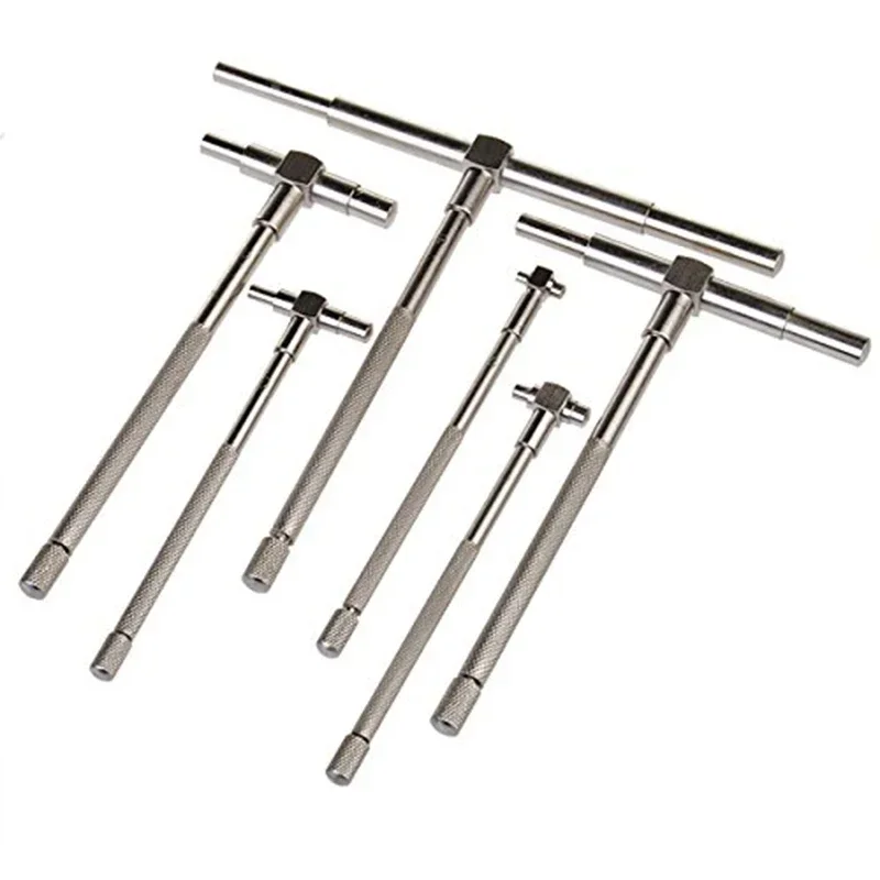 6 pcs Torx Screwdriver T Type Allen Hex Wrench Chrome Spanner T-shaped Hand Tool Extended T-Socket Wrench
