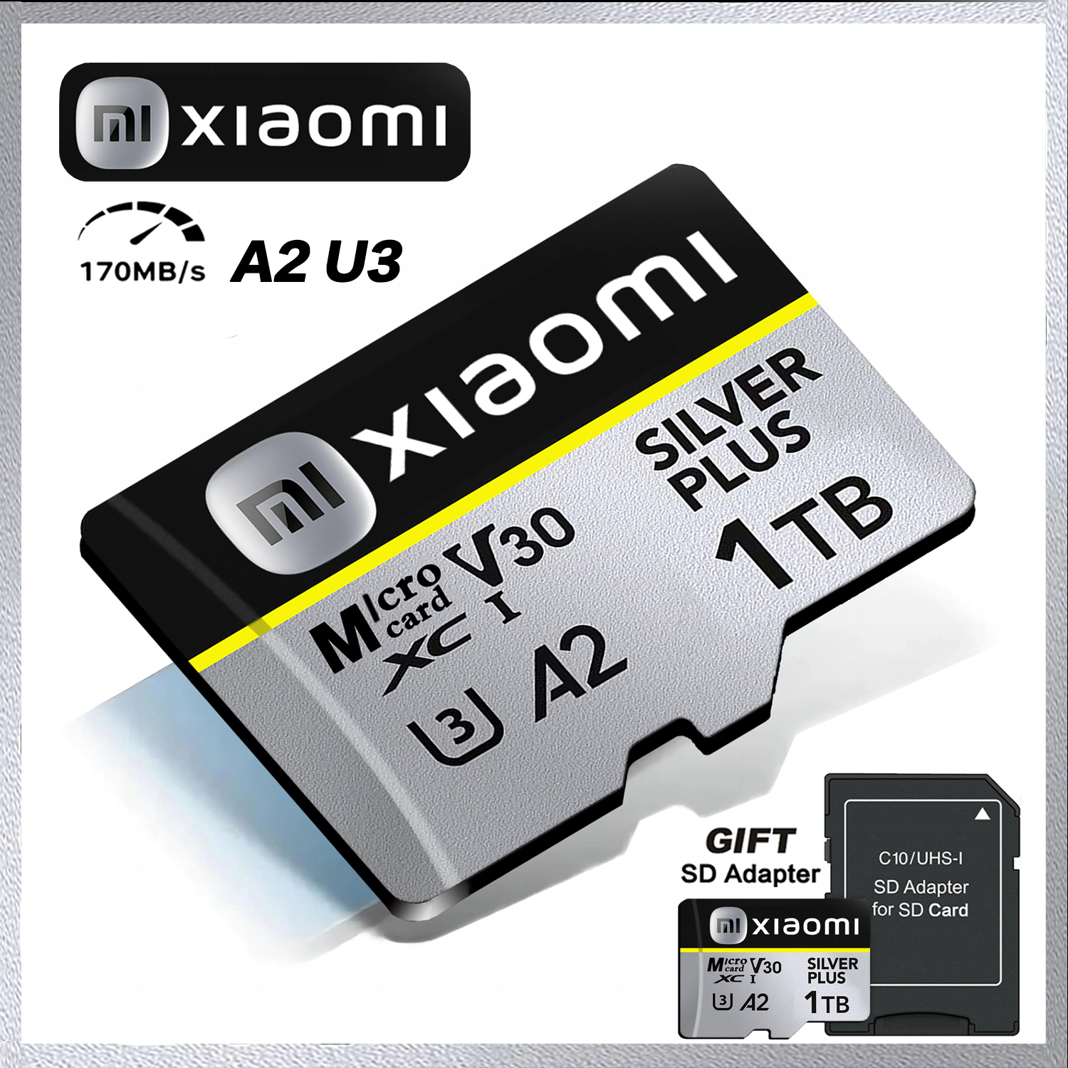 Xiaomi Ultra Micro Mini tarjeta SD 1TB 512GB tarjeta de memoria SD 128GB 256GB A2 U3 V30 tarjetas Flash TF para teléfono ordenador
