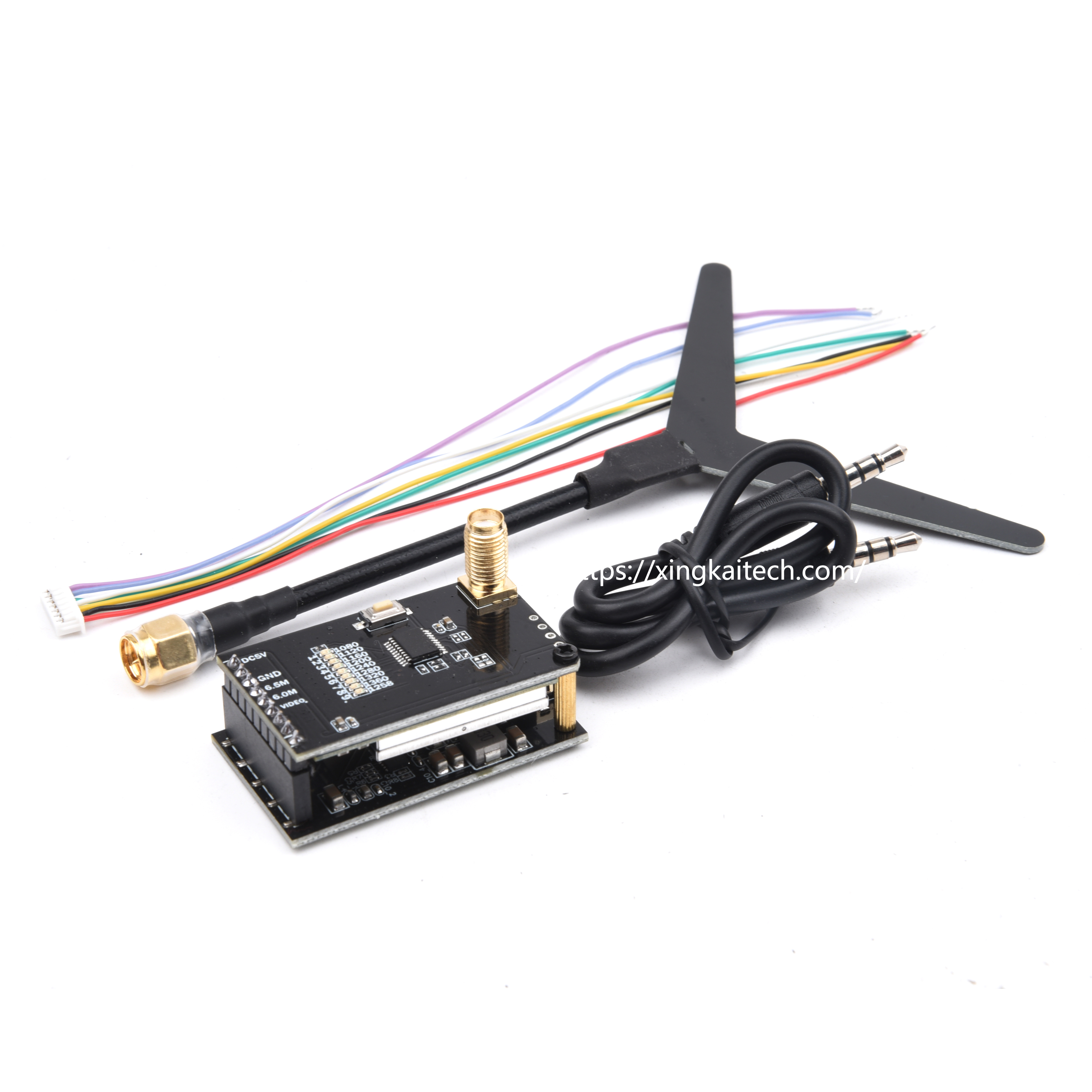 Große Reichweite 1,2 G 1,3 GHz VRX-Brille FPV-Videoempfänger für Langstrecken-Matek-System VRX RC Drone Goggles Monitor