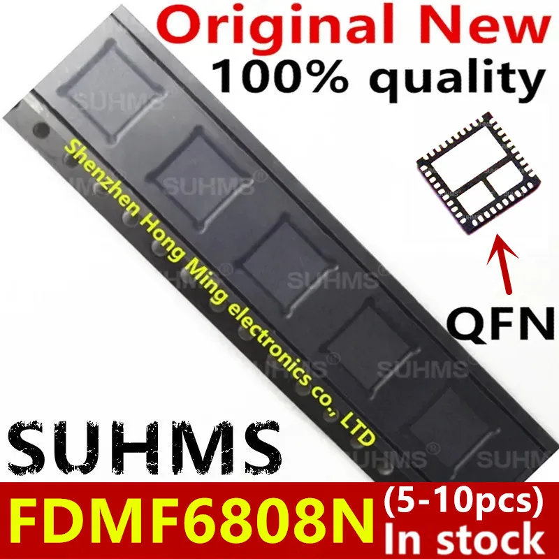 (5-10 Buah) 100% Baru FDMF6808N Fdmf 6808N QFN-40 Chipset