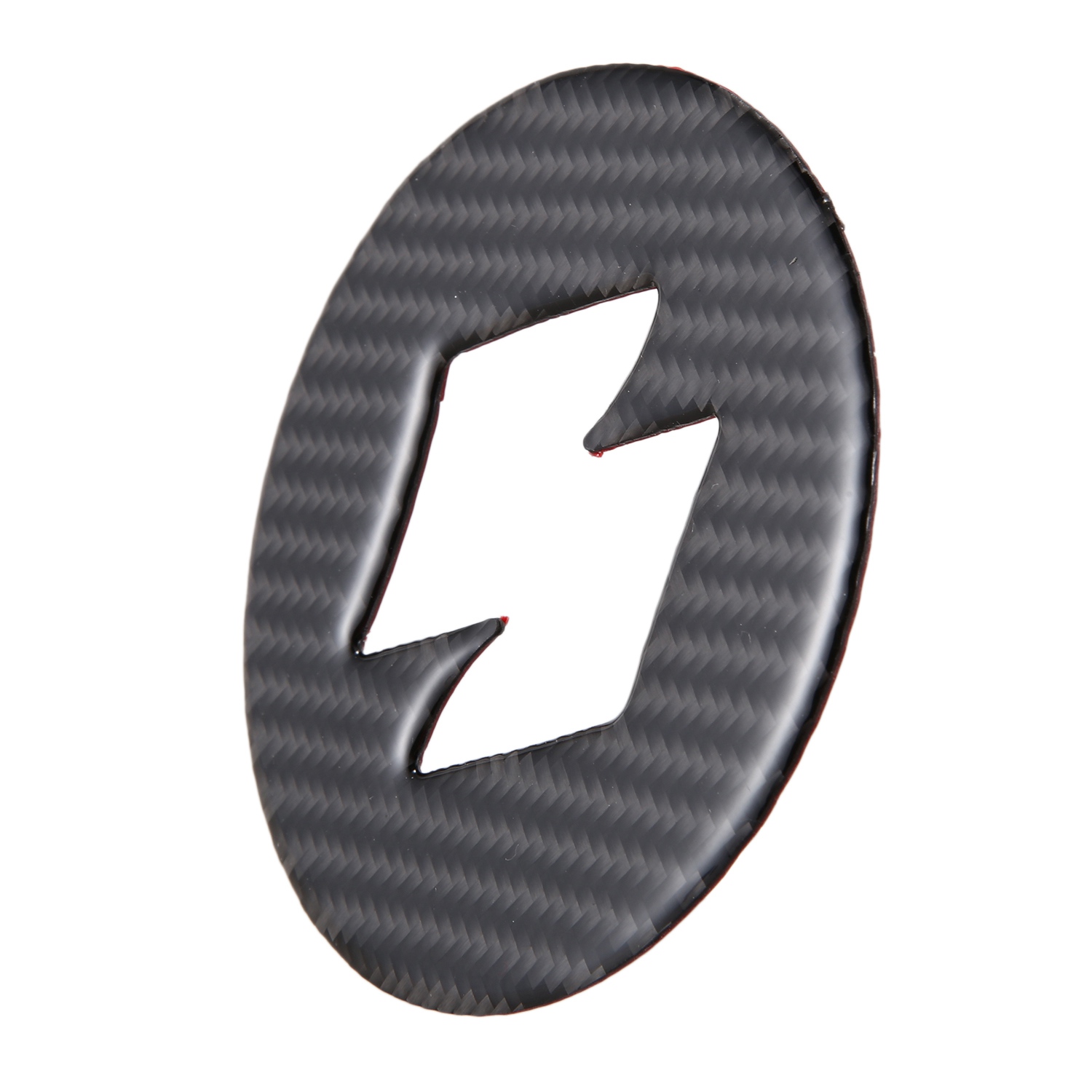 Echte Kohle faser Lenkrad Mitte Aufkleber Abdeckung für Suzuki Jimny