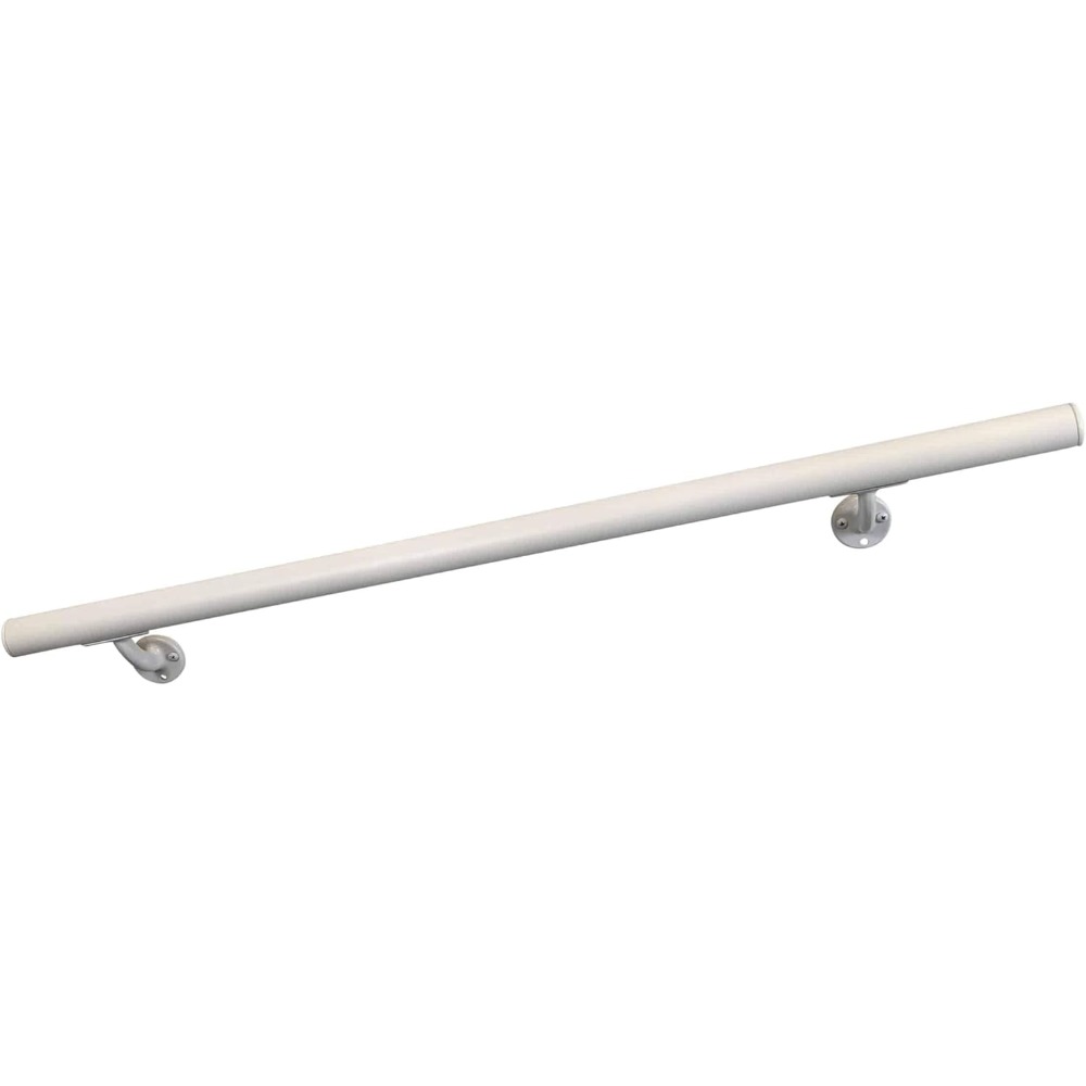 DHR 11' Handrail Section with Mounts - White Sand - Stair Handrail - USA Made Railing- Easy to Install Handrails for Outdoor & I