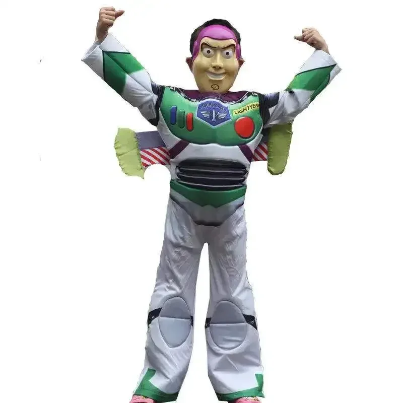Woody Personaggio dei cartoni animati Animazione Personaggio Costume Per bambini Buzz 111 Costume Tuta Cowboy Anime Cos