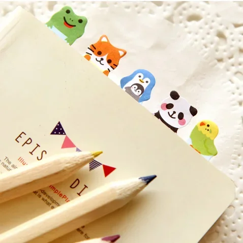 เกาหลีเครื่องเขียนการ์ตูนสัตว์น่ารักนั่ง N ครั้งวางบุคลิกภาพ Mini Note โพสต์ Sticky Notes น่ารักเครื่องเขียนอุปกรณ์