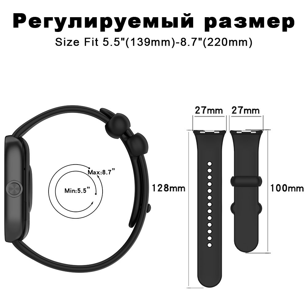 Correa de silicona y funda protectora para reloj Redmi 4, pulsera a prueba de golpes, Protector de pantalla, carcasa