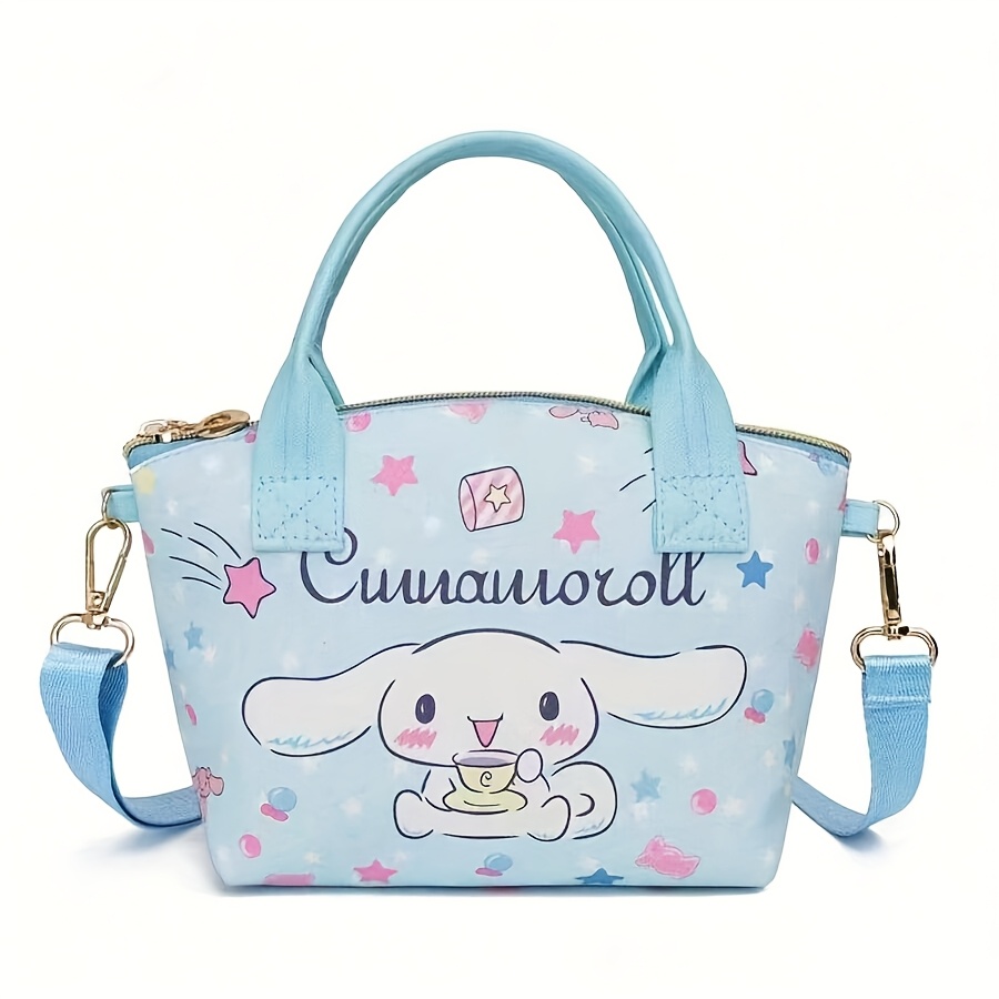 Miniso Lekka, stylowa torebka Sanrio Urocza torebka o dużej pojemności Kobieta Wygodna torba na zakupy Hellokitty Crossbody Nowość
