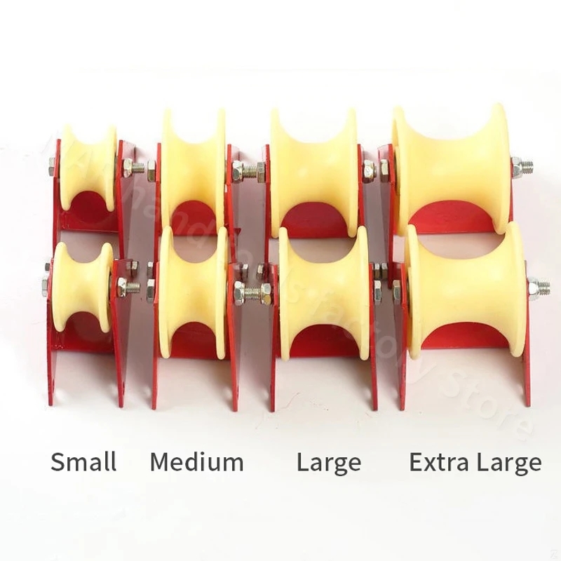 Polea protectora retráctil de cuerda, cuerda que ahorra trabajo, Cable de rueda antidesgaste, Protector de retráctil, eslinga, polea de cuerda de esquina de pared de seguridad