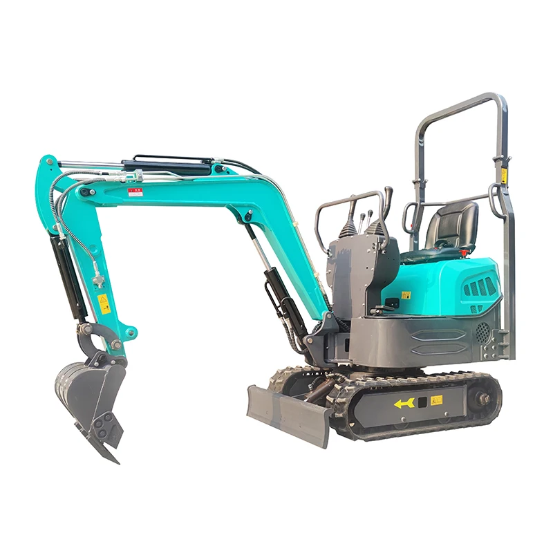 Miniexcavadora Microexcavadora sobre orugas de 1,2 toneladas Excavadora pequeña de alta calidad Excavadora de cabina cerrada con CE Epa
