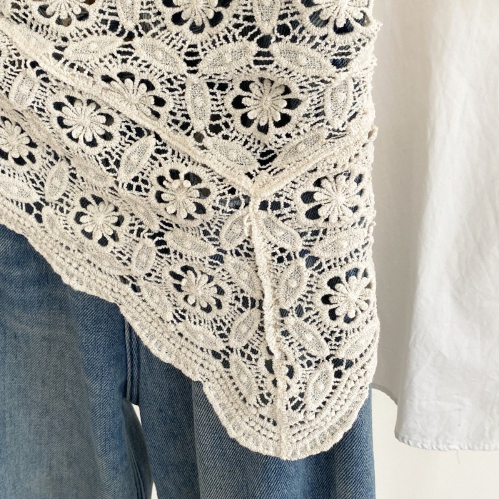 Moda renda guarnição peido cortina fino ajuste bonito hip cortina oco y2k mini saia verão