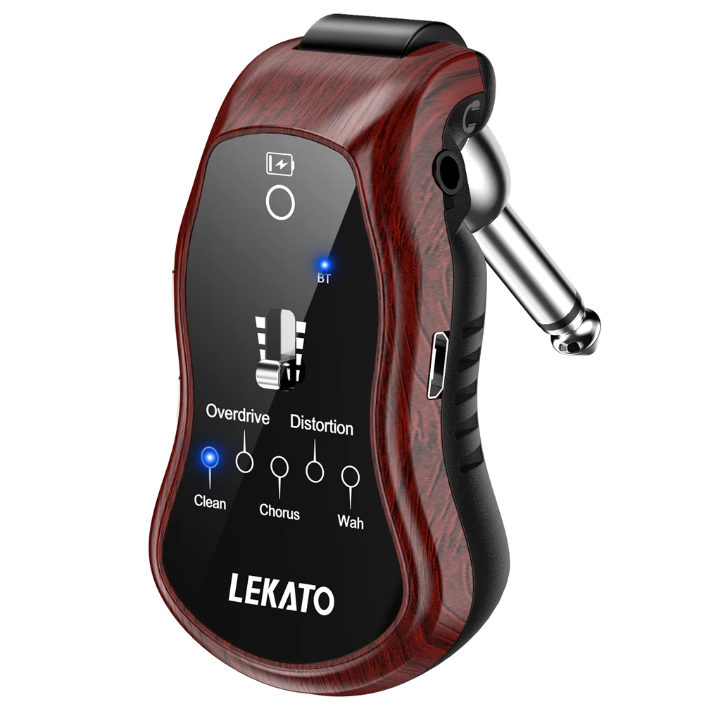 B6 Effector Bluetooth Sạc Đàn Guitar Điện Tai Nghe Mini Khuếch Đại Guitar Thực Hành Tác Động Tổng Hợp Với 5 Tác Dụng