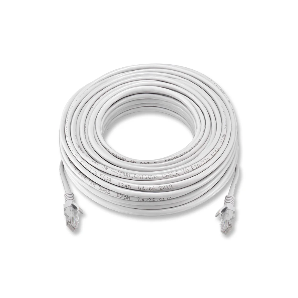 สายกล้องวงจรปิด gadinan 10เมตร20เมตร30เมตร50เมตร CAT5E แพทช์เครือข่ายอีเธอร์เน็ต RJ45 LAN กลางแจ้งสายกันน้ำสำหรับกล้องวงจรปิด POE IP กล้องระบบ