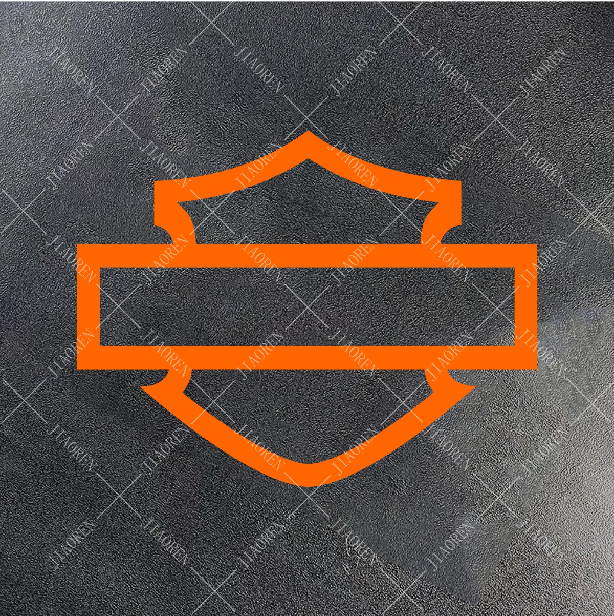 Adesivo de vinil para motocicleta de 2 polegadas, logotipo de barra e design de escudo # 1 unidade