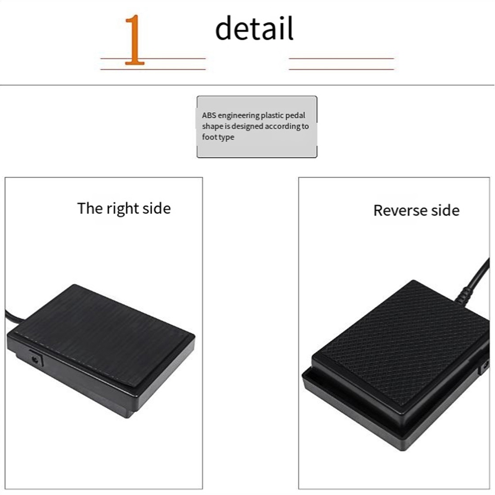 Pedal de sustentação universal para instrumento musical a71p, material abs preto, acessórios universais para guitarra acústica e baixo