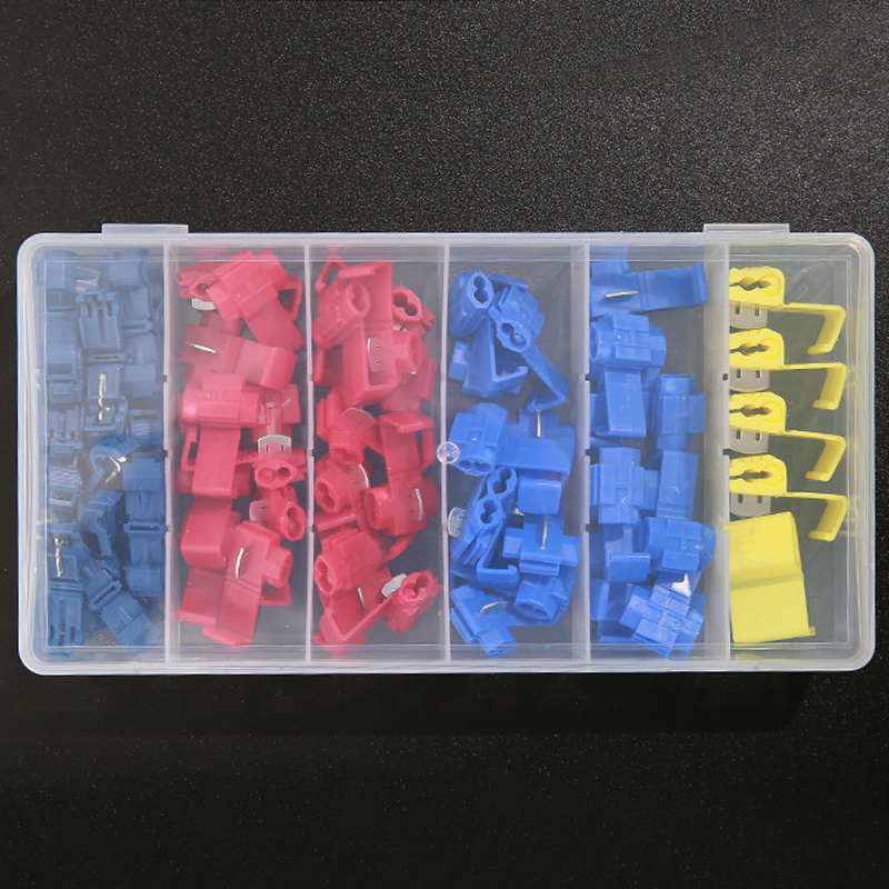 EAFC Scotch Lock Elektrische Draad Kabel Connectors Quick Splice Terminals Crimp Niet-destructief voor Draad Auto Boot Motor 65 stks