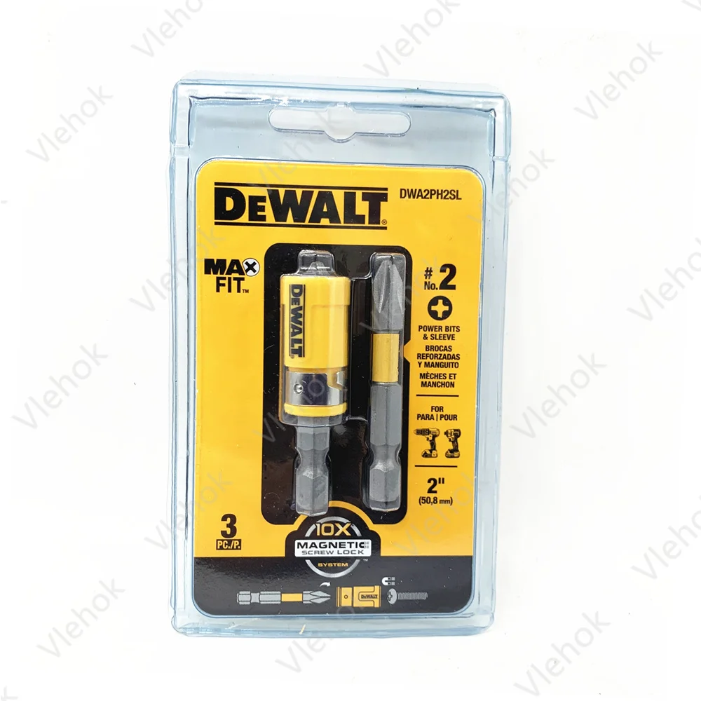 Destornillador DEWALT DWA2PH2SL MAXFIT Bits 2 ''PH2 impacto Driver PH2 Bit Set pivotante magnético Dewalt herramienta de DEWALT