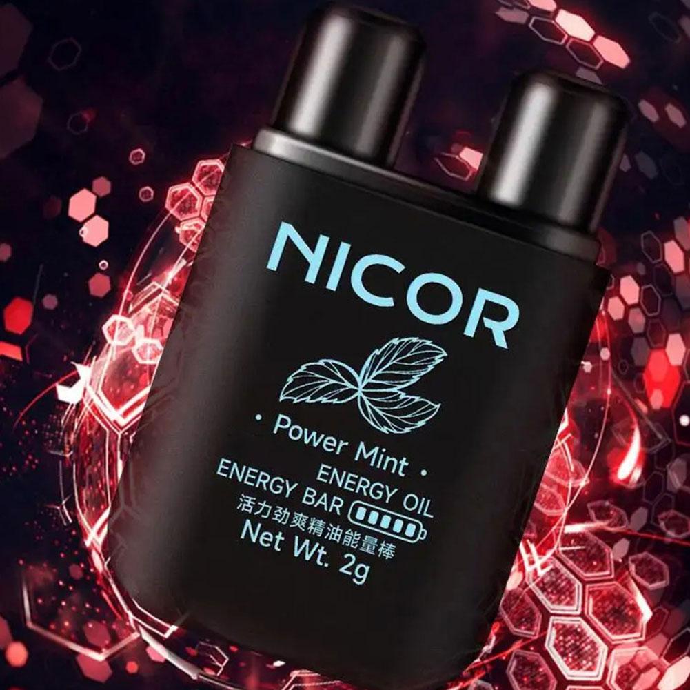 Miniartefacto Nasal de menta, inhaladores nasales, palo de conducto Nasal, alivio de la congestión Nasal, rinitis, conducción, fatiga, refrescante