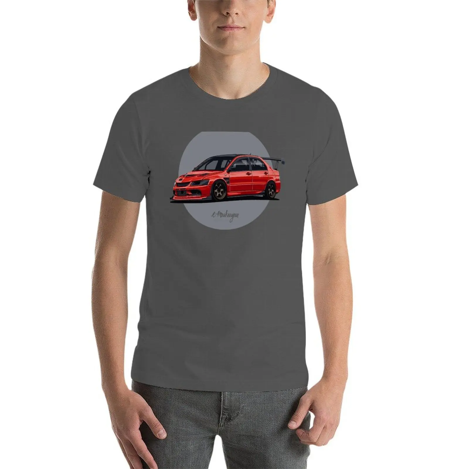 Kaos Evo IX Kaos Anime Cetak Kustom Kaos Oversize