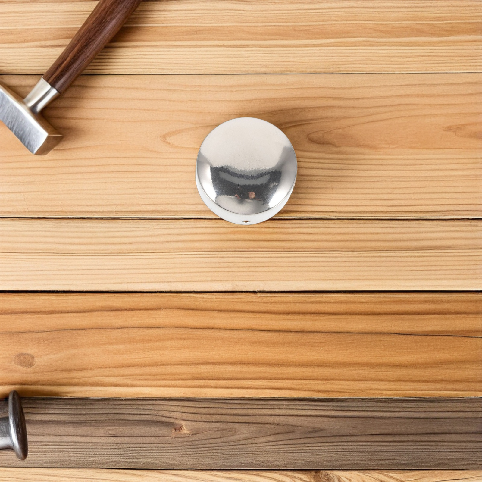 Tampas de extremidade de corrimão, 2 peças, plugues de tubo de aço inoxidável para trilhos de madeira de metal, uso interno e externo, acessórios de plugue de tubulação