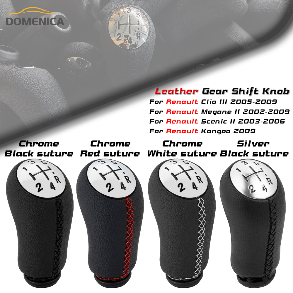 Nieuwe Auto-Interieur Accessoires 5 Versnellingspookknop Stok Kop Shifter Hendel Voor Renault Laguna Megane 2 Clio 3 Scenic 2