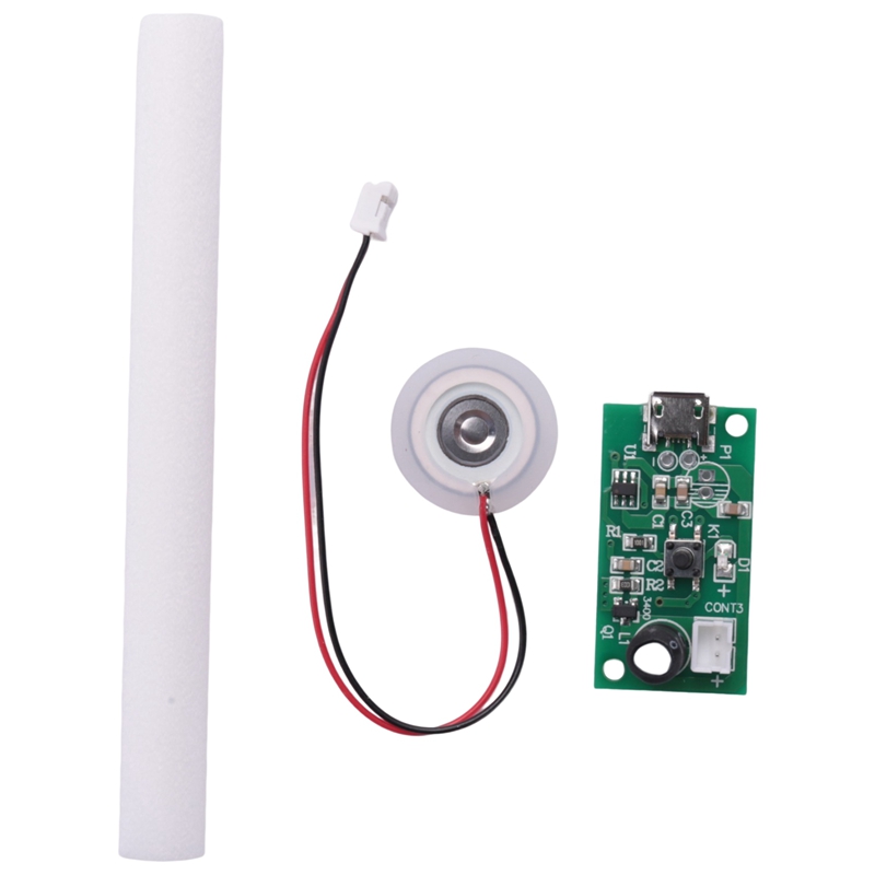3Pcs Nebel Maker Zerstäubung Platte Mit 5V USB Luftbefeuchter Modul Integrierte Platine Treiber Mit Timing Schalter