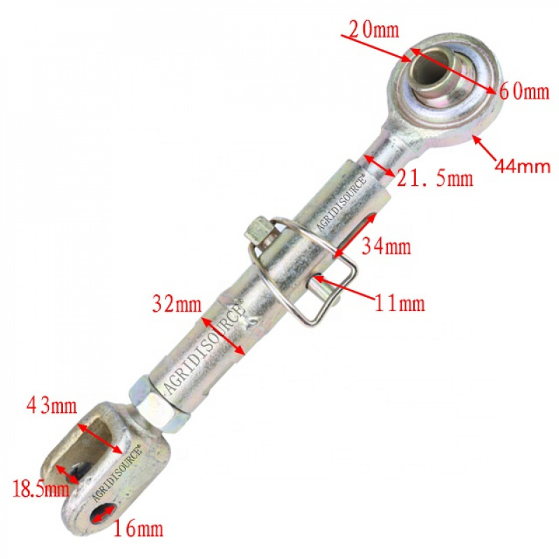 China: conjunto de haste de limite para trator foton lovol parte 304/404/504 número TL 02561030016