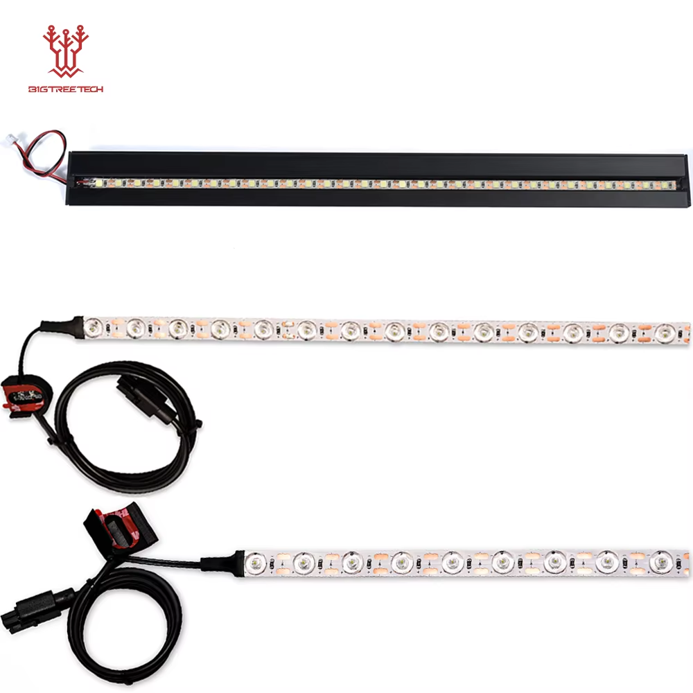 BIGTREETECH Panda Lux LED-Lichtleisten-Set, magnetische Installation, Aluminiumlegierung, abziehen und streifen, LED-Streifen für Bambu Lab P1 X1 A1