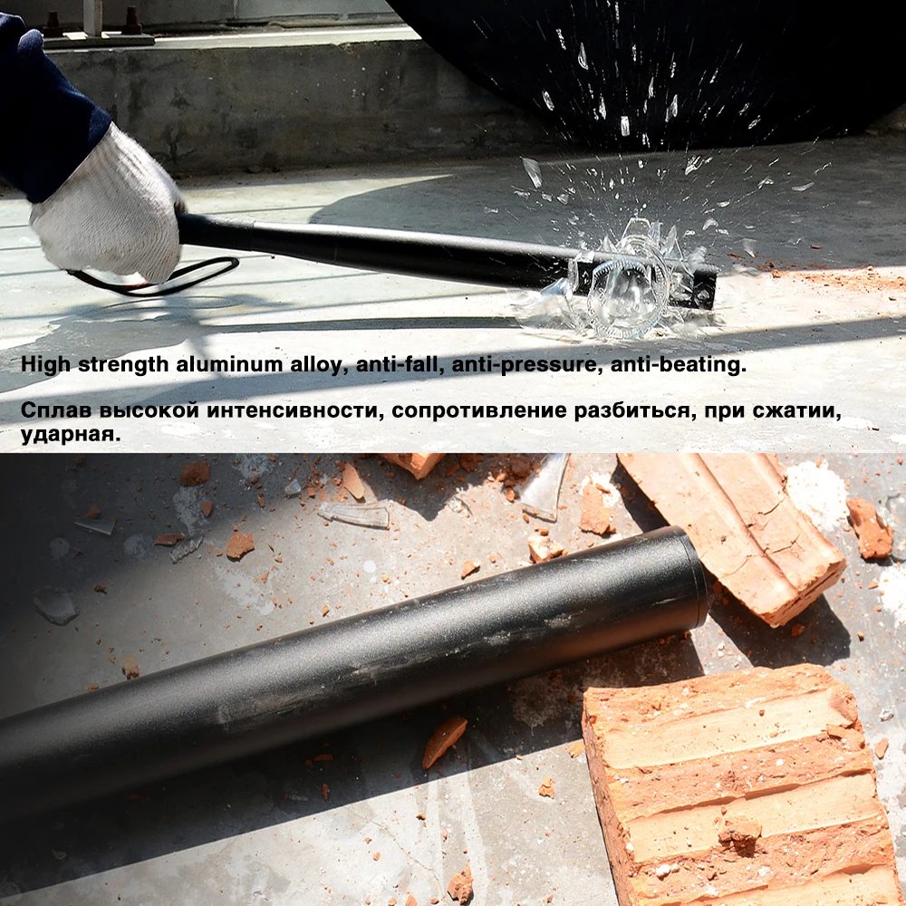Self-Defense เบสบอลค้างคาวไฟฉาย T6 หลอดไฟกันน้ํากลางแจ้ง Multi-Functional Security Professional ไฟฉาย
