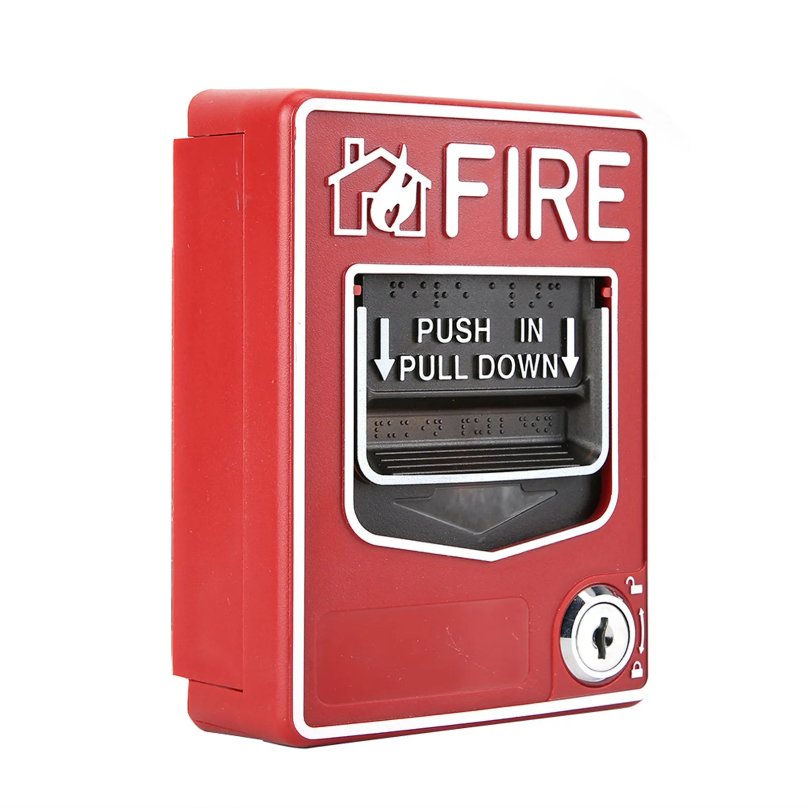9-28VDC Manual Multiple Wire System Safety Fire Pull Station Alarm Button Call Point Safety
