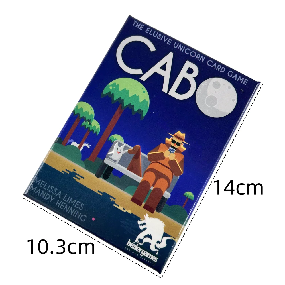 เกมไพ่ CABO เหมาะสําหรับนักสะสมปาร์ตี้วันหยุดโปรดปรานของขวัญวันฮาโลวีนของขวัญคริสต์มาส