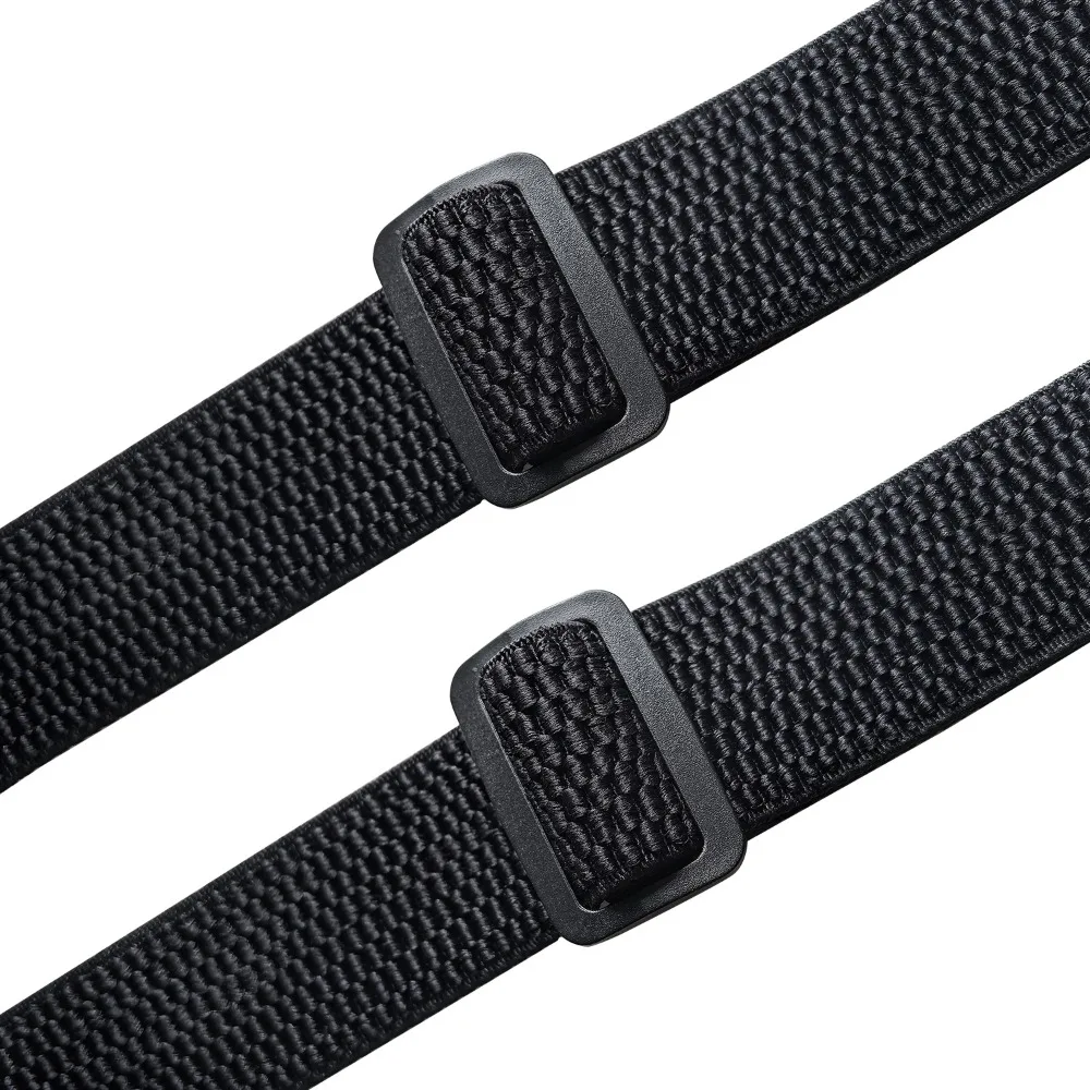 남성용 헤비 듀티 멜빵 야외 바이커 3.8cm 와이드 X-백 4 스냅 후크 조절 가능한 탄성 바지 교정기 스트랩 벨트