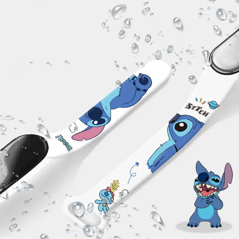 Disney นาฬิกาเด็กดิจิตอลอะนิเมะตัวเลข Stitch LED นาฬิกาส่องสว่าง Touch กันน้ํากีฬาอิเล็กทรอนิกส์นาฬิกาเด็กของขวัญวันเกิด
