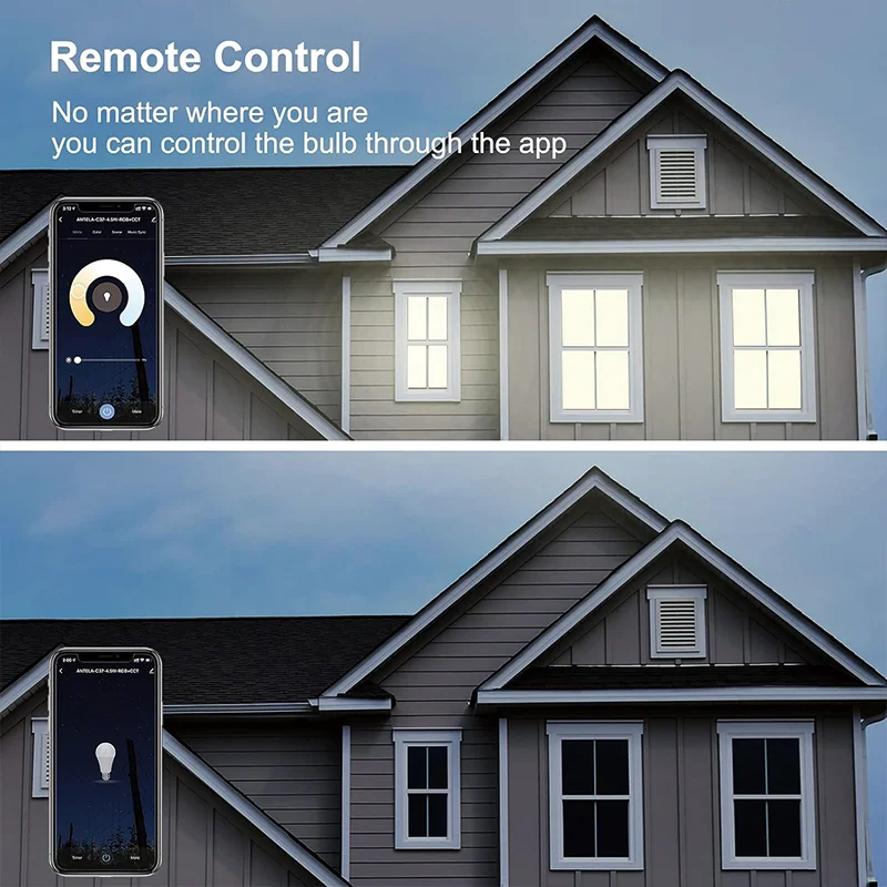Bombilla LED inteligente con WiFi, 220V, 110V, E27, Alexa, 12W, 15W, 20W, aplicación Cozylife, Google Home, Vioce, Control de grupo temporizado