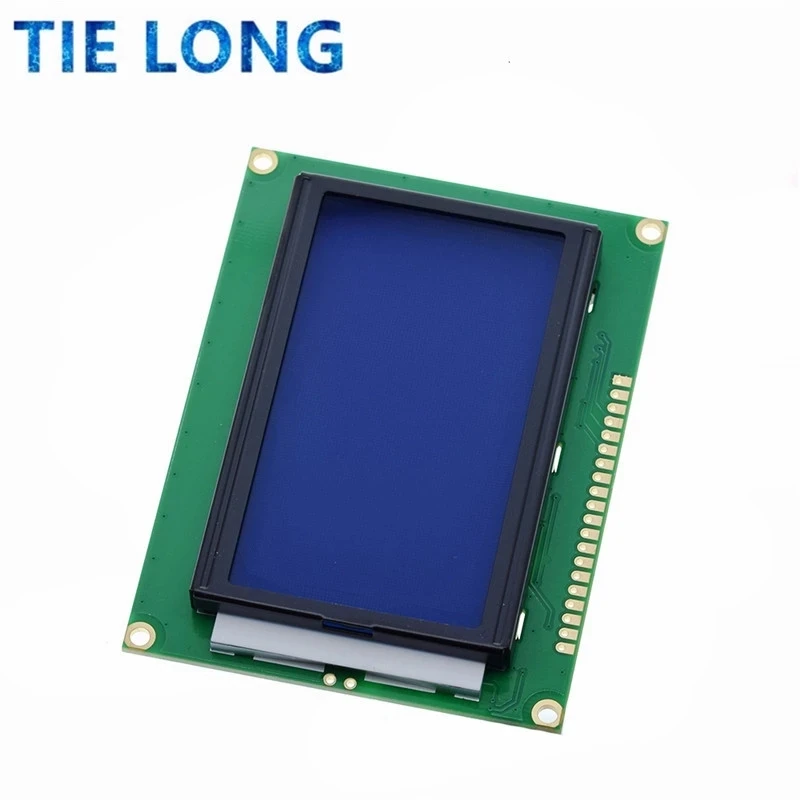 LCD1602 LCD 1602 2004 12864 módulo pantalla azul verde 16x2 20X4 módulo de pantalla LCD de caracteres HD44780 controlador luz azul negra