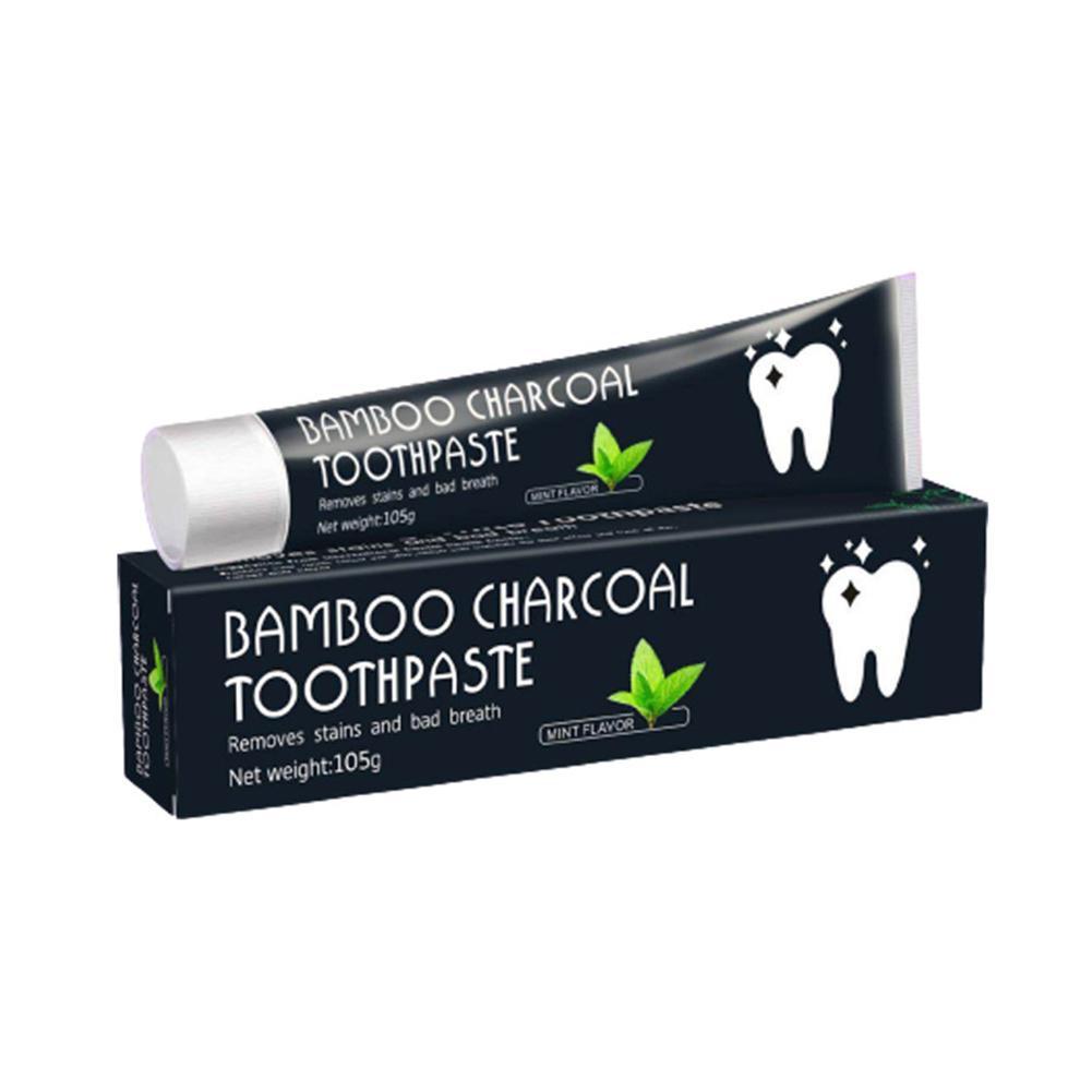 Bamboo Charcoal Toothpaste Whitening Teeth Activated Carbon Removing Yellow Teeth Cleaning Tooth Stain Fresh Oral Tooth Care