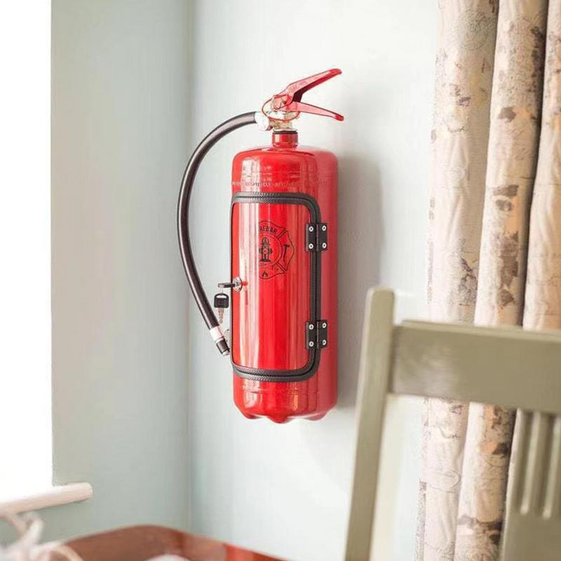 Feuerlöscher Form Wein kiste Ornamente Minibar Weins chrank Handwerk Dekoration Neuheit Champagner Schnaps Aufbewahrung sbox