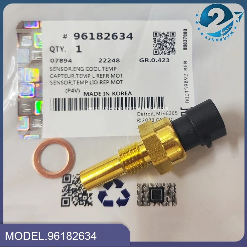 OEM # 96182634   Sensor de temperatura do líquido refrigerante do motor para Chevrolet Aveo Captiva Cruze Epica 1.6L Buick Excelle Daewoo Opel Astra