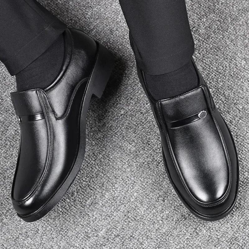 Herren-Kleiderschuhe, formelle Original-Lederschuhe aus italienischem Leder für Herren, elegant, lässig, Business, luxuriös, sozialer Herrenschuh