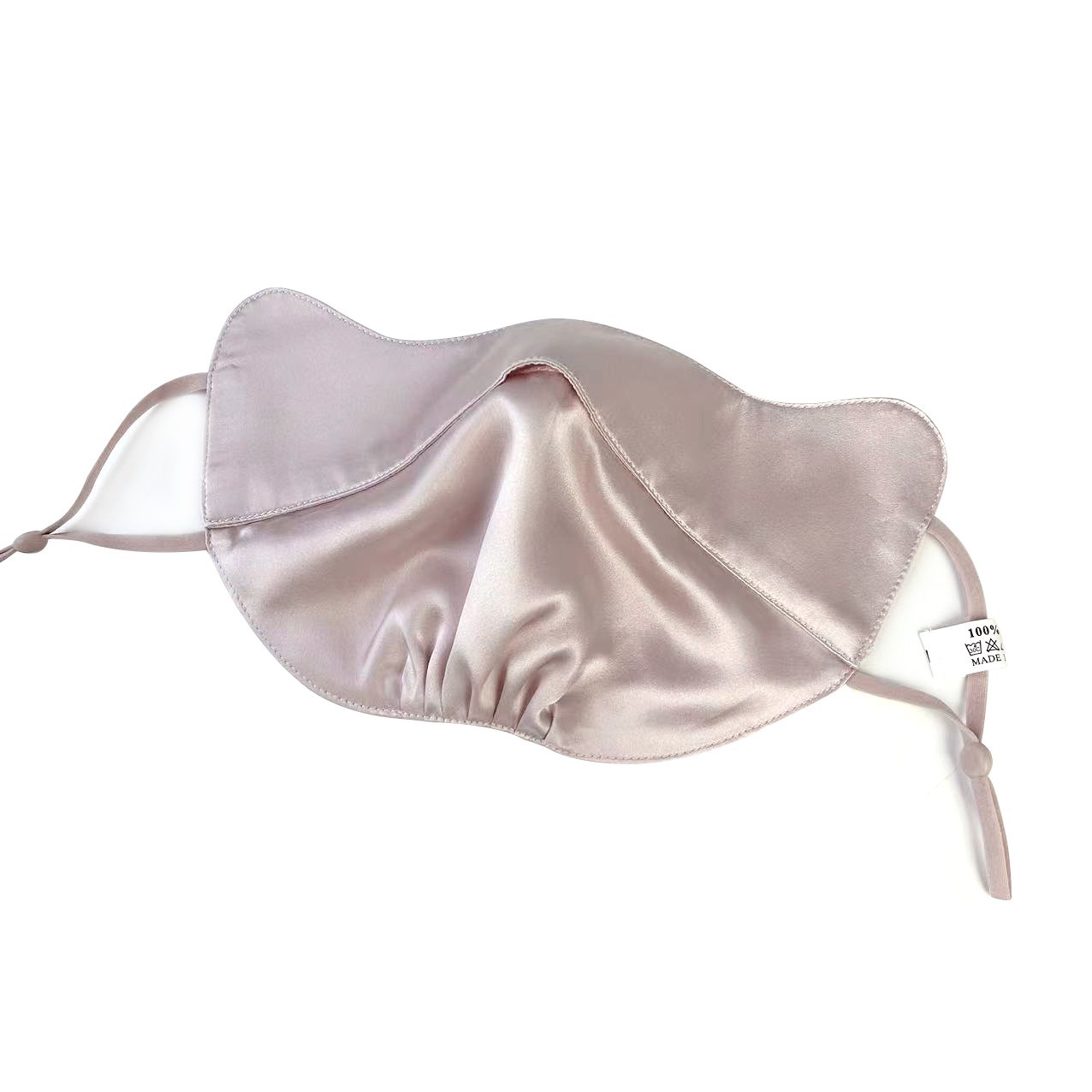 Birdtree, 100% echte Seiden masken, Unisex-Sonnenschutz-UV-Schutz, atmungsaktive Augenschutz-Ecken maske, Sommer Herbst a48569qc