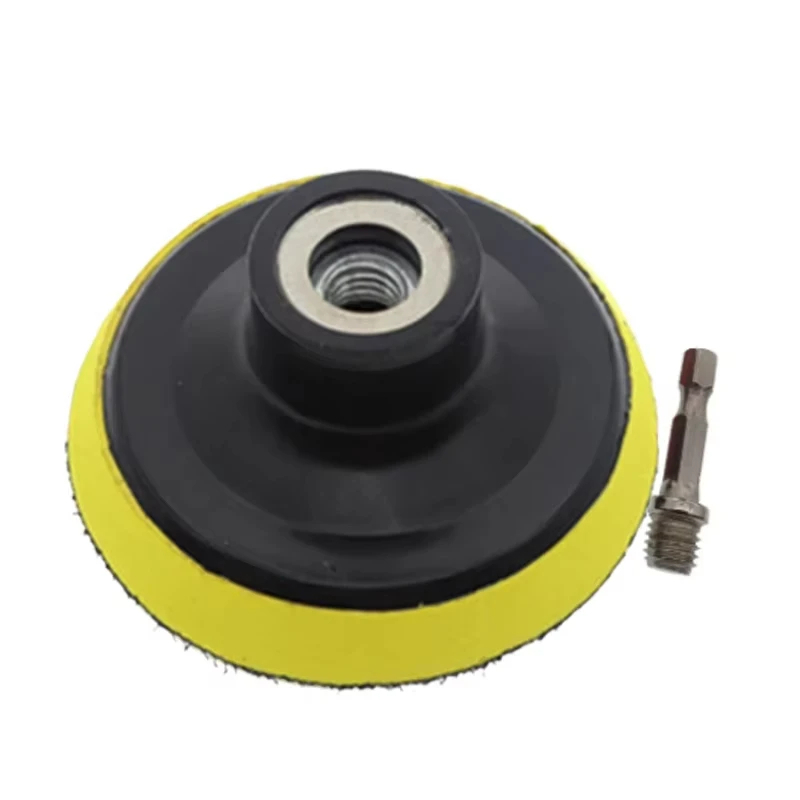 10 Uds. Disco de lijado de 100mm, almohadilla de respaldo de bucle de gancho de grano 60-240 para herramienta rotativa de amoladora de taladro eléctrico