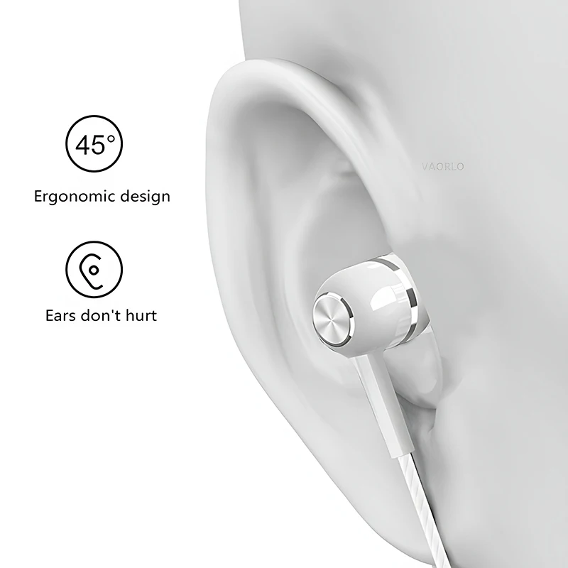 3,5 mm przewodowe słuchawki douszne HIFI Heavy Bass słuchawki douszne Monitor słuchawki sportowe stereo muzyka słuchawki do gier z mikrofonem